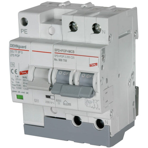 DEHN - Überspannungsableiter für Energietechnik/Stromversorgung Schutzeinrichtungen SPD+POP 2 255 C25 für Überspannungen