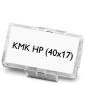 Phoenix Contact - Kabelmarkierungssystem Kabelmarkerträger KMK HP (40X17) transparent, 40x17mm − 50 Stück