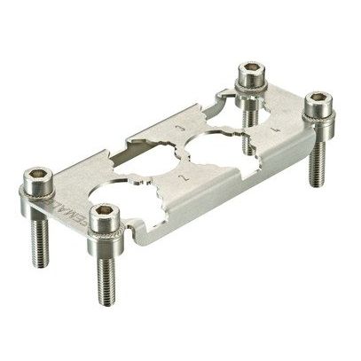 Harting - Befestigungselement für Industriesteckverbinder Halterahmen Buchseneinsatz 09110009938 4x Han HC Modular250