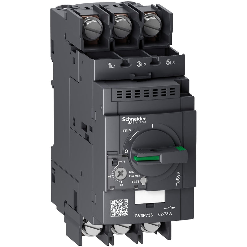 Schneider Electric - Leistungsschalter für Motorschutz Motorschutzschalter 3pol. GV3P736 62-73A
