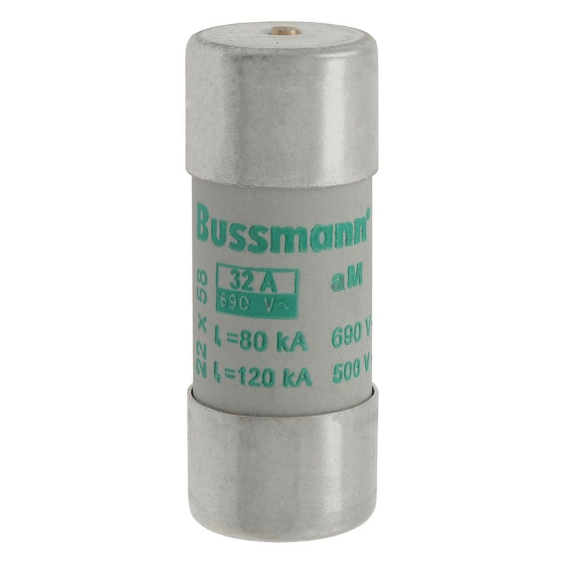 Eaton - Zylindrische Sicherung Sicherungseinsatz Nieders. CYL AM 22,#C22M32S 32A AC 690V 80kA − 10 Stück