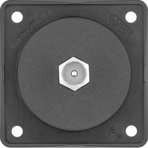 Berker - Antennensteckdose Antennen Verbinderdose 945812503 sw/matt, TV