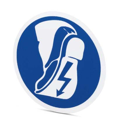 Phoenix Contact - Warn-/Hinweisschild Gebotsschild PML-M111 (D100) blau, d:100mm − 5 Stück