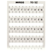 WAGO - Klemmenmarkierung WMB-Bezeichnungssystem 793-502 W: 1-10 (10 x)