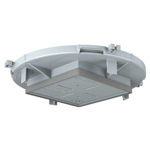 Kaiser - Zubehör/Ersatzteile für Leuchteneinbaugehäuse Frontteil HaloX 100 1281-68 DA 68x68 Sichtbeton − 8 Stück
