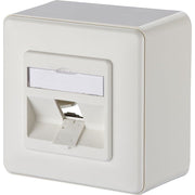 Metz Connect - Kommunikationsanschlussdose Kupfer Anschlussdose leer 130B10D10002-E AP 1x rws 43mm − 10 Stück
