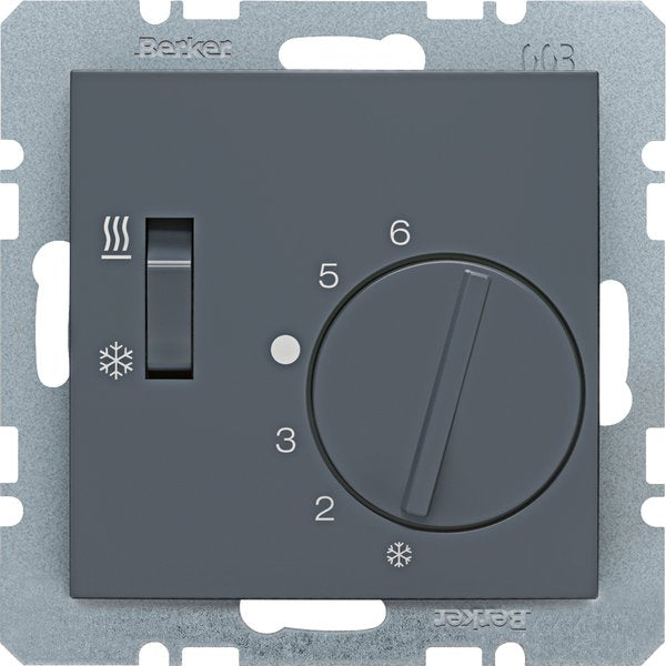 Berker - Raumthermostat Raumtemperaturregler 20291606 S.x/B.x, anthr
