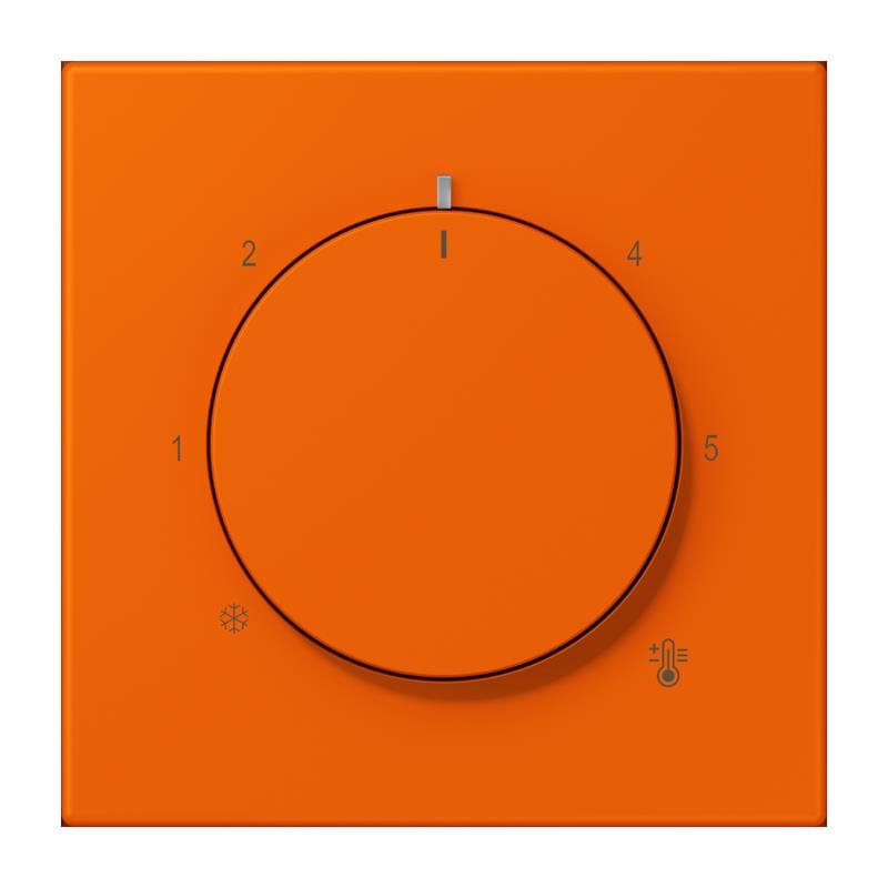 Jung - Abdeckung/Bedienelement für Installationsschalterprogramme Abdeckung für Thermostat LC 1749 BF 224 orange (32080)
