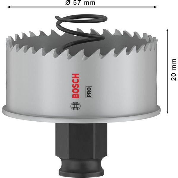 Bosch - Lochsäge PRO Sheet Metal PC Plus 2608594457 Lochsäge, 57 mm