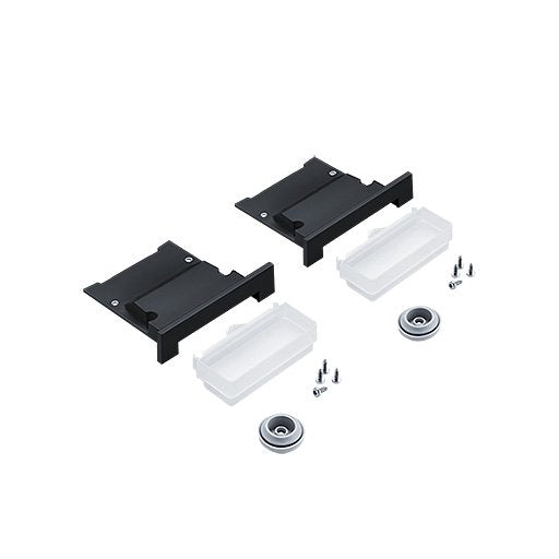 Zumtobel - Mechanisches Zubehör/Ersatzteile für Leuchten Endkappenset SLN2MRTECSETDDL9BK schwarz