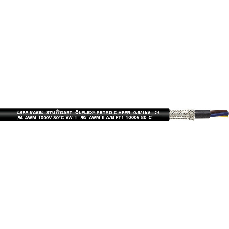 Lapp Kabel&Leitung - Energiekabel >= 1 kV, für ortsveränderlichen Einsatz ÖLFLEX PETRO C HFFR 5G6 BK 0023268