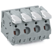 WAGO - Leiterplattenklemme Hebel 2706-252 6mm²,grau − 70 Stück