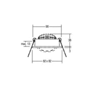 Brumberg Leuchten - Downlight/Strahler/Flutlicht LED-Einbaustrahler 350 mA 12262083