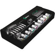 Wera - Steckschlüsselset Zyklop Speed-Knarrensatz 004076 1/2"-Antrieb 28-tlg