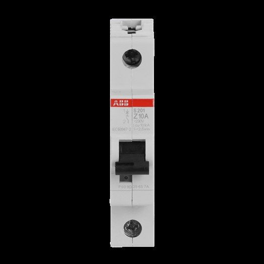 ABB Stotz S&J - Leitungsschutzschalter Sicherungsautomat S201-Z10 6kA 10A Z 1p