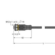 Turck - Konfektioniertes Sensor-Aktor-Kabel Aktuator- u. Sensorleitung RKC4.5T35RKC#6635611 PUR