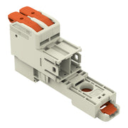 WAGO GmbH & Co. KG - Ein- und mehrpolige Klemmenleiste 1-Leiter-Stiftleiste 832-1202/306-000 PushinCAGECLAMP,lgr − 10 Stück