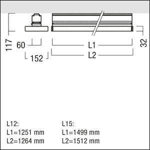Zumtobel Group - Decken - /Wandleuchte LED - Leuchte für TECTON ECOOS2 SLIM#42932553 4000K