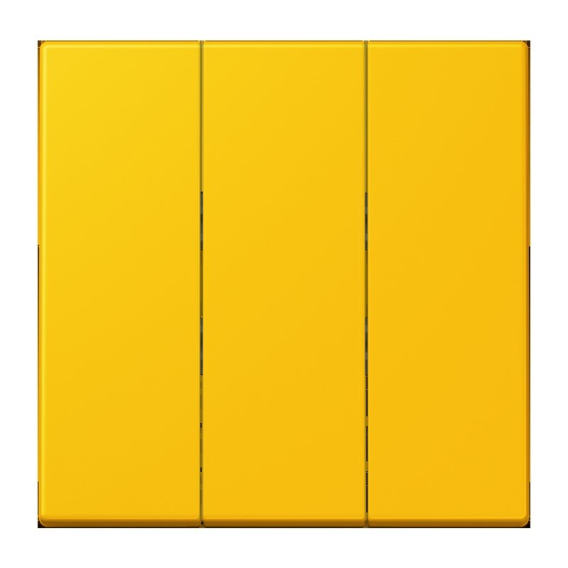 Jung - Abdeckung/Bedienelement für Installationsschalterprogramme Wippe 3fach LC 993 BF 263 le jaune vif (4320W)