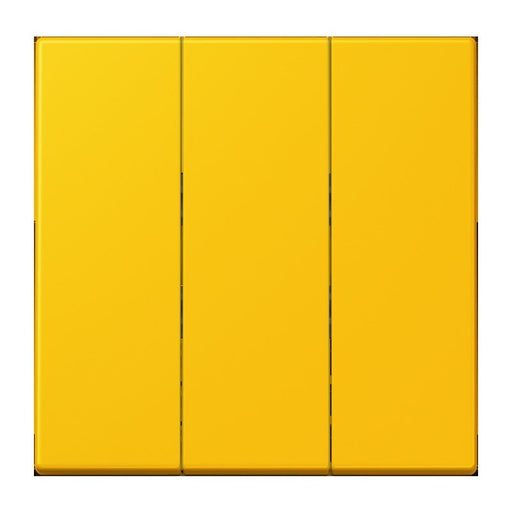 Jung - Abdeckung/Bedienelement für Installationsschalterprogramme Wippe 3fach LC 993 BF 263 le jaune vif (4320W)