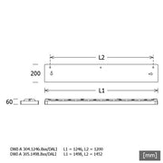 LTS Licht&Leuchten - Decken-/Wandleuchte LED-Deckenleuchte DWIA305.1498.840DAws 840, DALI, ws