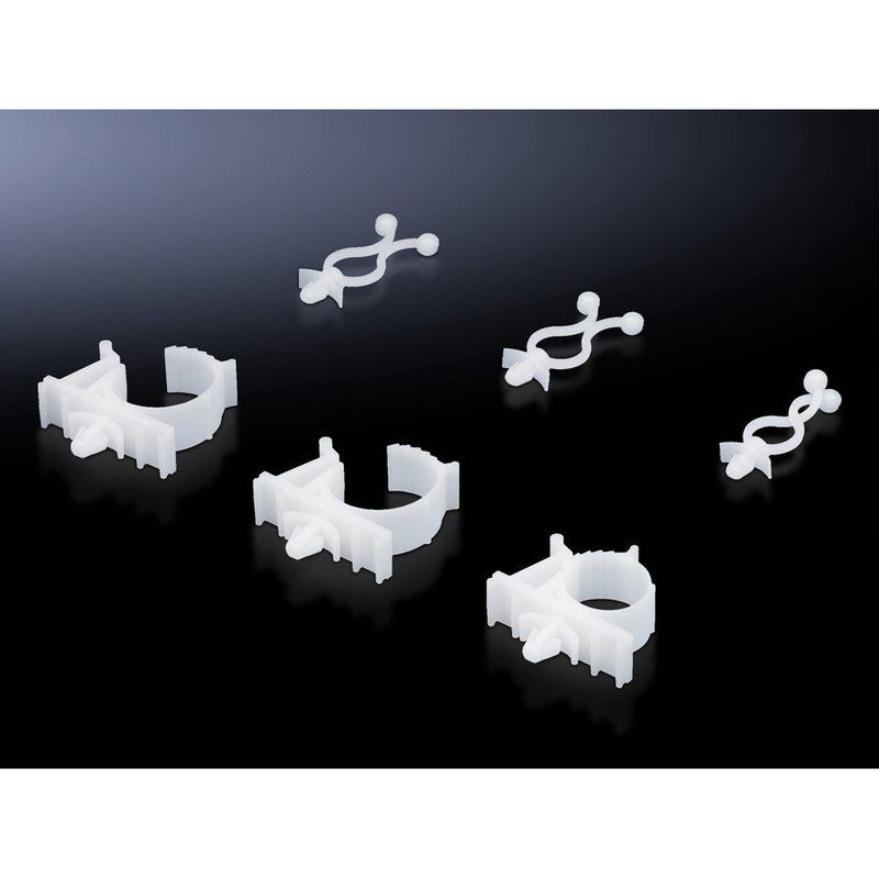 Rittal - Montagezubehör (Schaltschrank) Kabel-Clipse DK 7111.300 Snap-In z.Verriegeln − 10 Packung