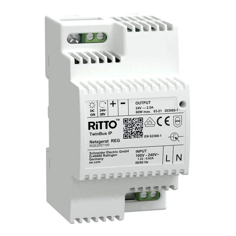 Ritto - Netzgerät für Türkommunikation Netzgerät RGE2057100 24V DC, 60 W, grau