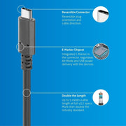 PureLink - PC-Kabel USB-C>C Kabel 1m PI6000-010 PureInstall,USB4
