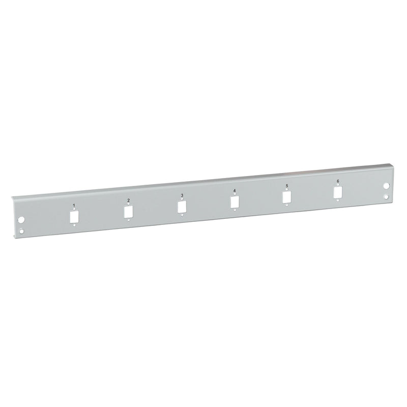 EFB-Elektronik - Frontpanel/Patchpanel leer (Schaltschrank) Frontblende 12x Simplex SB-FP-12SC-S SC/E2000 grau