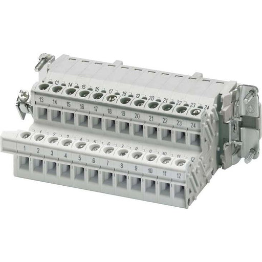 Phoenix Contact - Kontakteinsatz für Rechtecksteckverbinder Klemmenadapter HC-B 24-A-UT-PER-F 24p, Schraubanschl. − 5 Stück