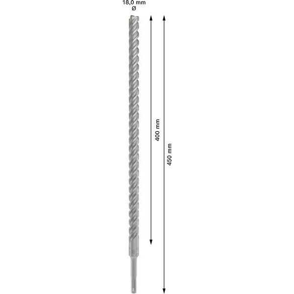 Bosch - Bohrer PRO SDS plus-5X 2608836633 Hammerbohrer 18 x