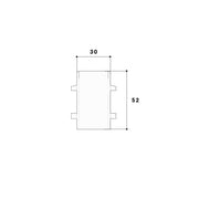 GGK - Kupplung für Sockelleistenkanal SL-Kupplung 20x50 cws 14943