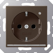 Jung - Steckdose SCHUKO-Steckdose 16A 250V A 1520-O MO LNW LED-Orient.licht ws