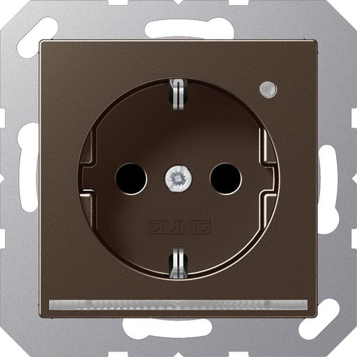 Jung - Steckdose SCHUKO-Steckdose 16A 250V A 1520-O MO LNW LED-Orient.licht ws