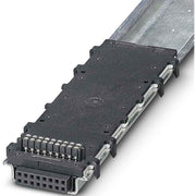 Phoenix Contact - Kabelsteckverbinder für Leiterplattensteckverbinder Tragschienenbusverbinder HBUS 107,6-16P-1S BK − 10 Stück