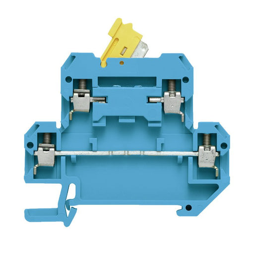 Weidmüller - Trenn- und Messtrenn-Reihenklemme Klemme DKT 4/35 BL Schraubanschl.,4mm² − 50 Stück