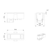 BEG Brück Electronic - Bussystem-Bewegungsmelder Präsenzmelder PD5N-LAMELLAKNXsDXBB