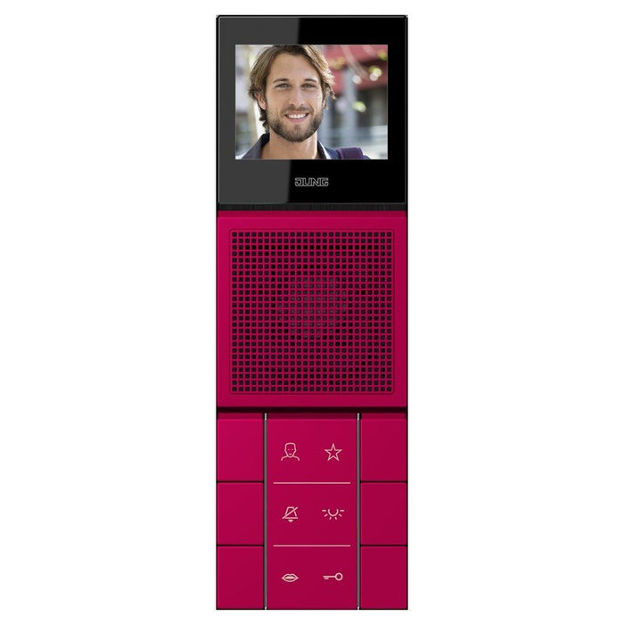 Jung - Innenstation für Türkommunikation SIB Video-Innenstation SI VI LC 627 230 LS 32101  − 1 Stück
