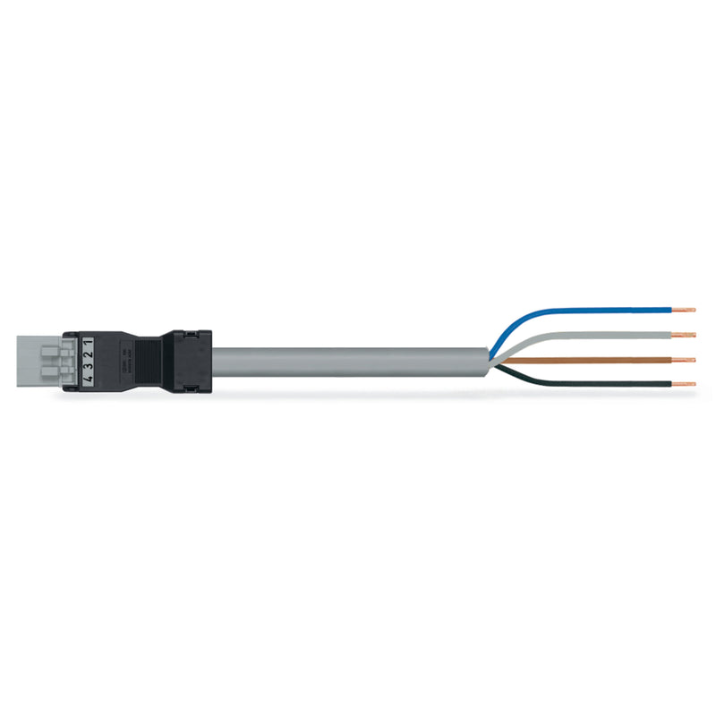 WAGO - Konfektionierte Leitung für steckbare Gebäudeinstallation konfekt. Anschlussleitung 891-8994/205-703 Eca,Stecker