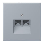 Jung - Einsatz/Abdeckung für Kommunikationstechnik Abdeckung für IAE/UAE LC 969-2 UA 257 gris clair 59