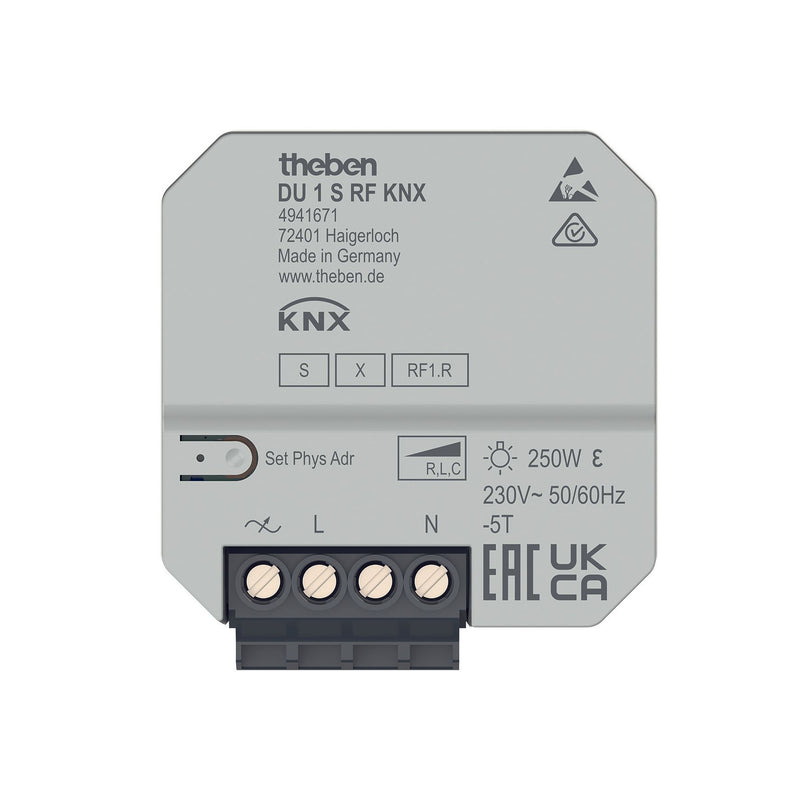 Theben - Bussystem-Dimmaktor Funk-Dimmaktor DU 1 S RF KNX 1-fach