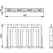 Telegärtner - Patchpanel LWL 19Z LWL-Rangierverteiler 100021750 f. 3xModul 3HE/7TE