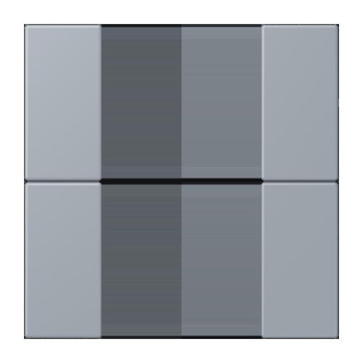 Jung - Abdeckung/Bedienelement für Installationsschalterprogramme Tastensatz 2fach LC 502 TSA 257 gris clair 59