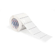 HellermannTyton - Kabelmarkierungssystem Etiketten selbstlamin. 596-00124(1500) weiß/transparent − 1500 Stück