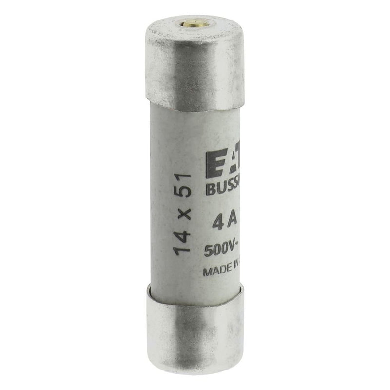 Eaton - Zylindrische Sicherung Sicherungseinsatz C14G4S 4 A, AC 500 V − 10 Stück