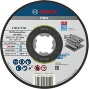 Bosch - Trenn-/Schleifscheibe PRO Stainless Steel and 2608619262 Metal X-Lock − 25 Stück
