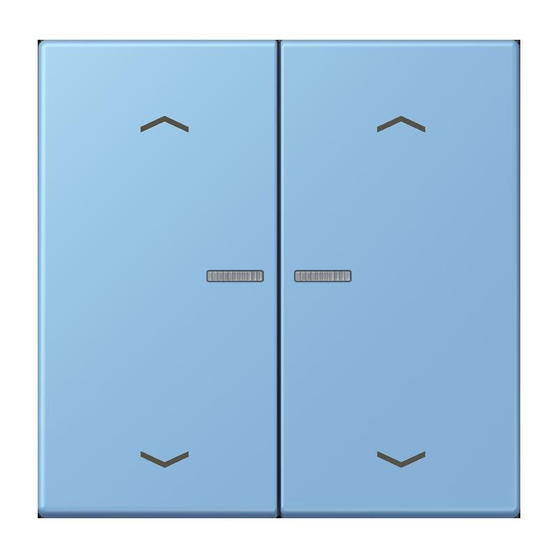Jung - Bedienelement intelligent Taster mit Pfeilsymbolen BT LC 17102 P 256 bleu ceruleen 59