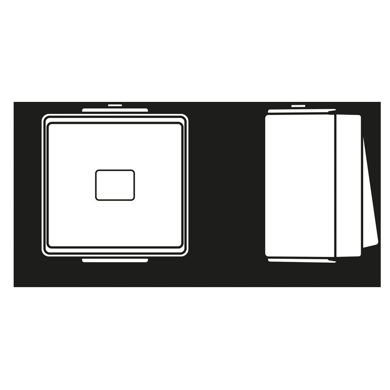 Jung - Installationsschalter Heizung Notschalter 602 HW Aus 2-pol