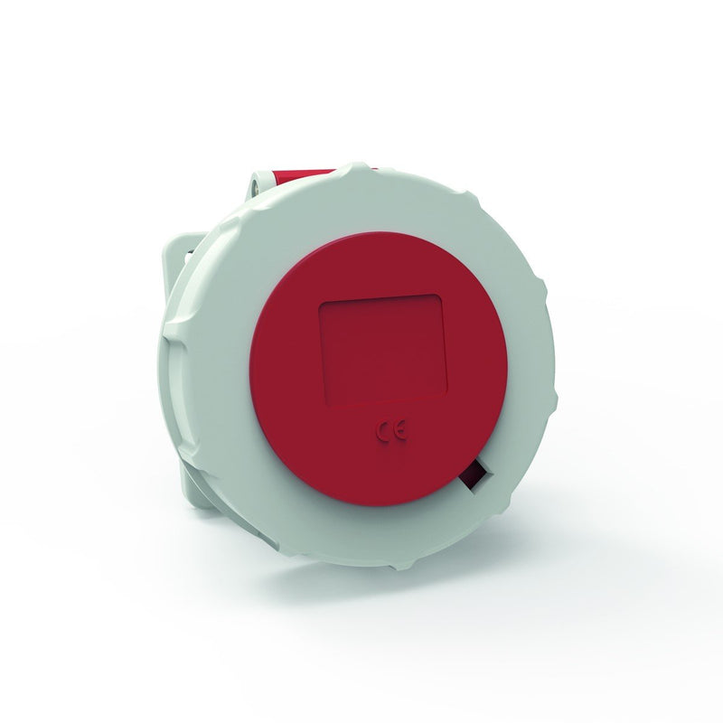 Bals Elektrotech - CEE-Anbausteckdose (IEC 60309) Anbausteckdose QC gerade 130156 32A 4p 440V 3h IP67 − 10 Stück