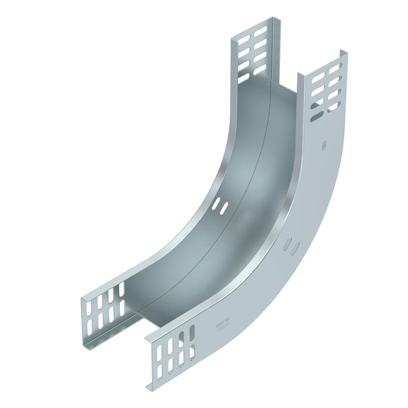 OBO Bettermann - Bogen für Kabelrinne Vertikalbogen 90Grad RBV 610 S FS 60x100mm − 1 Stück